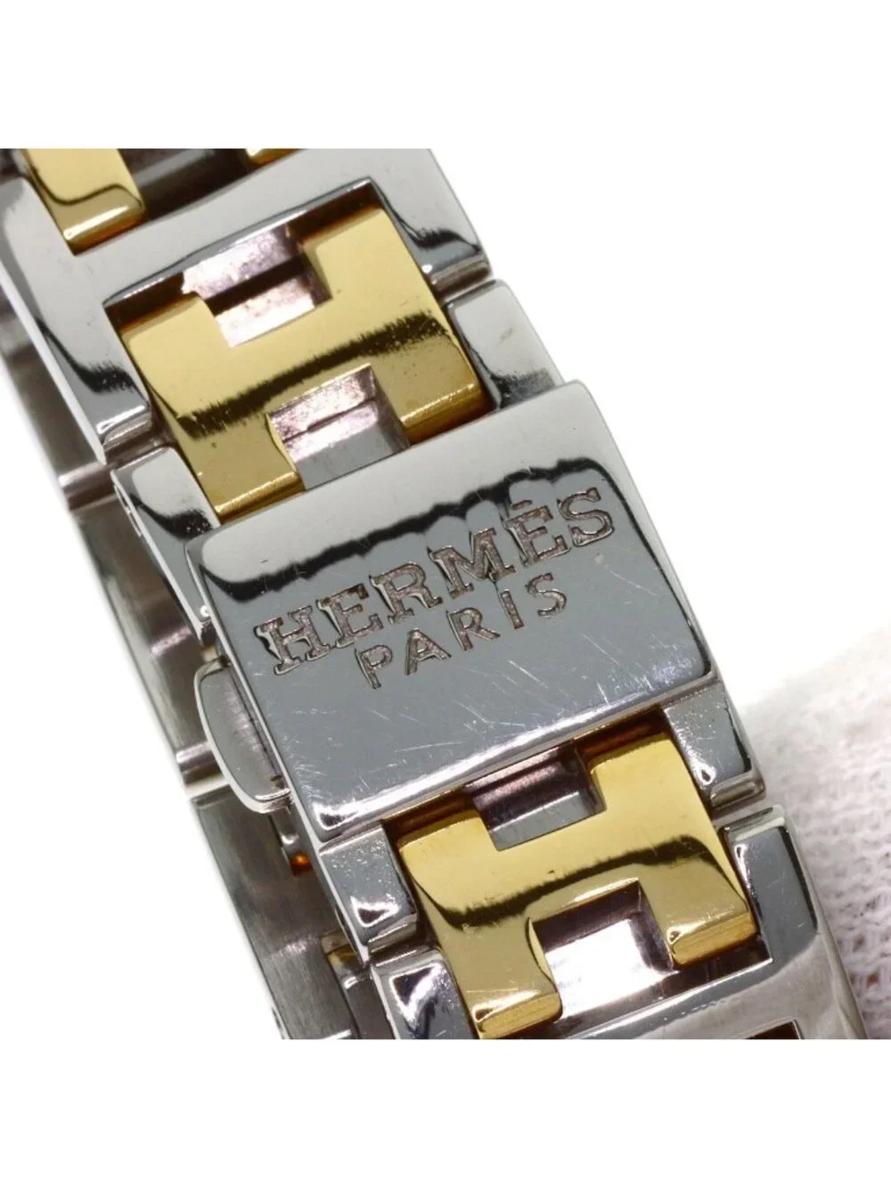 Hermes Clipper Buckle Watch SS